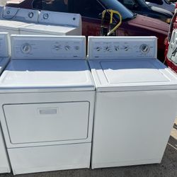 Super Capacity Kenmore Washer And Dryer Set, With Warranty And Free Delivery 