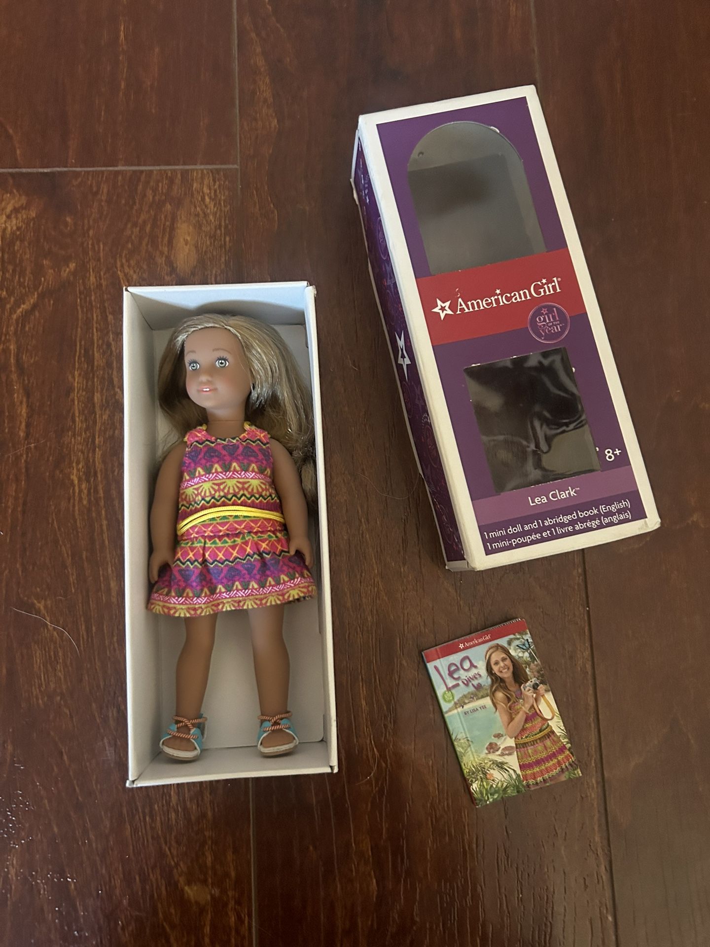 american girl doll mini leah doll