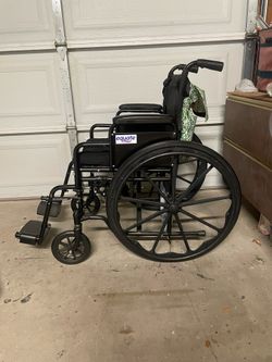 Wheelchair with accessories