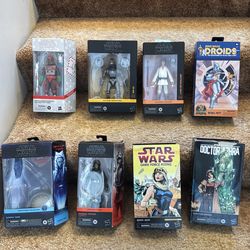 Star Wars action figures (various )