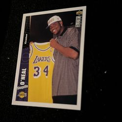 Shaquille O’Neal Basketball Card
