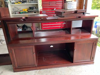 Free or best offer! Pottery Barn Entertainment Center!!