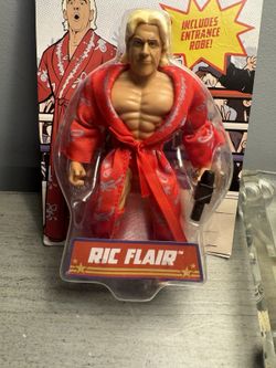 WWE Superstars Series 1 Ric Flair Hulk Hogan Mattel Figures Lot of 2 MOC