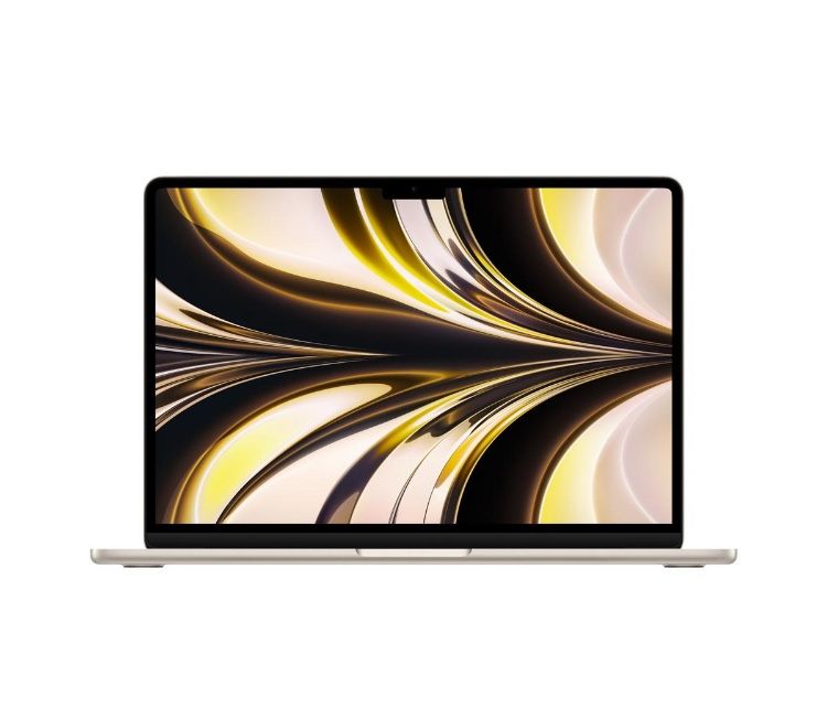 Apple - MacBook Air 13.6" Laptop - M2 chip Built for Apple Intelligence - 8GB Memory - 256GB SSD -Starlight
