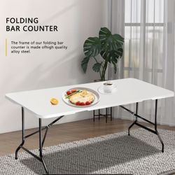 6FT Folding Table New