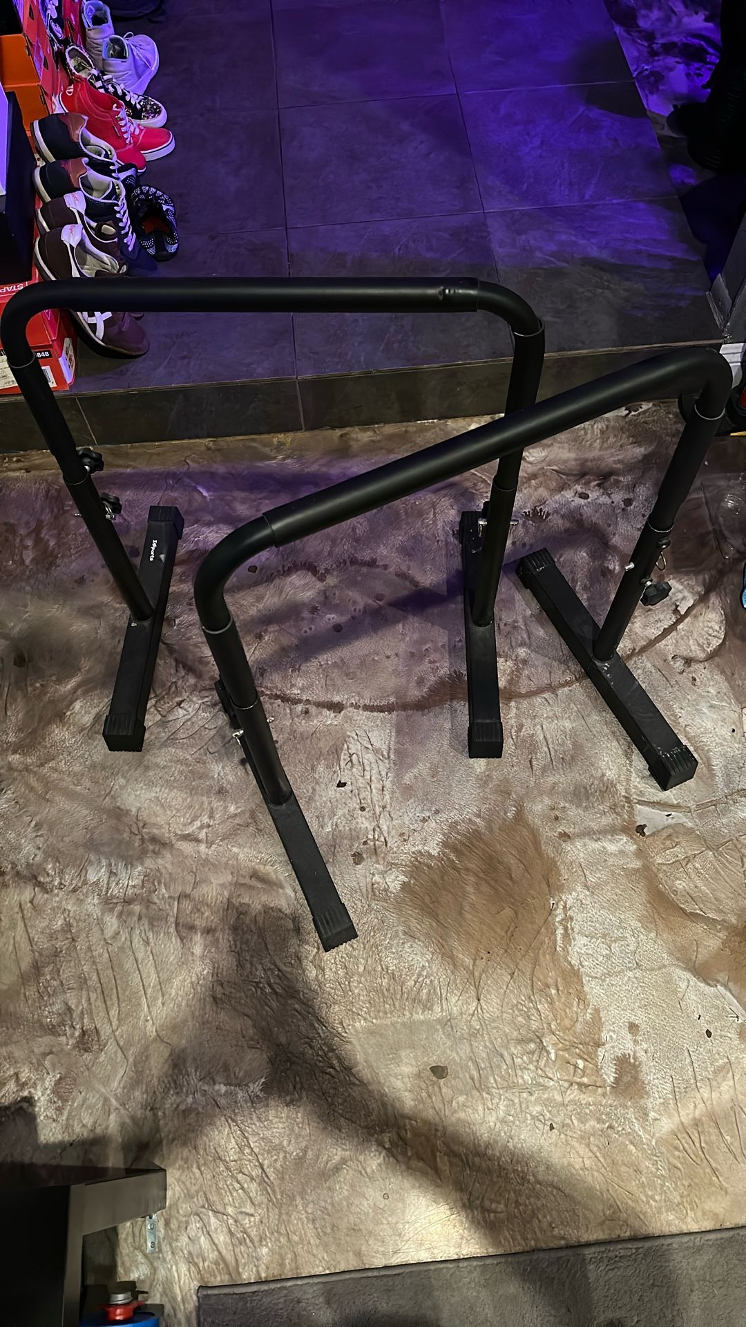 One Set Of Exercise Dip Bars