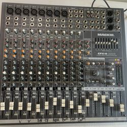 Mackie CFX12 MKII 12 Channel Compact Integrated Live Sound Mixer with Hard Case
