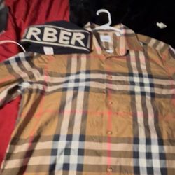 Burberry Shirt and hat