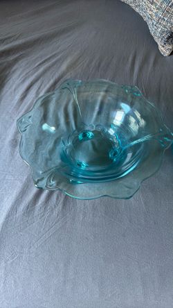 Vintage tiara light blue