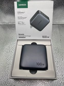 UGREEN Nexode 100W USB C Charger Block, 5-Port GaN Charger X563 Used Works Great