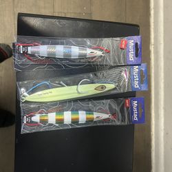 Slow Pitch Jigging Rods 4 +3 Jigs To Go Along 