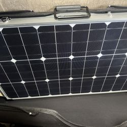 Solar panels everything included used once works excellent