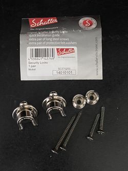 Schaller S-locks Security Strap Locks For Guitar Strap