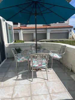 Price Lowered Patio table and chairs