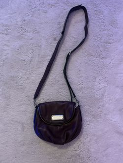 Marc By Marc Jacobs Natasha Cross-body Plum Leather Shoulder bag