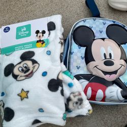 Mickey Blanket & Backpack