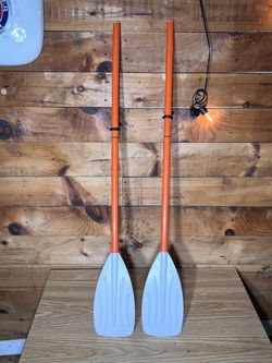 Vintage Sevylor Floating Boat Oars / Paddles - 1 set