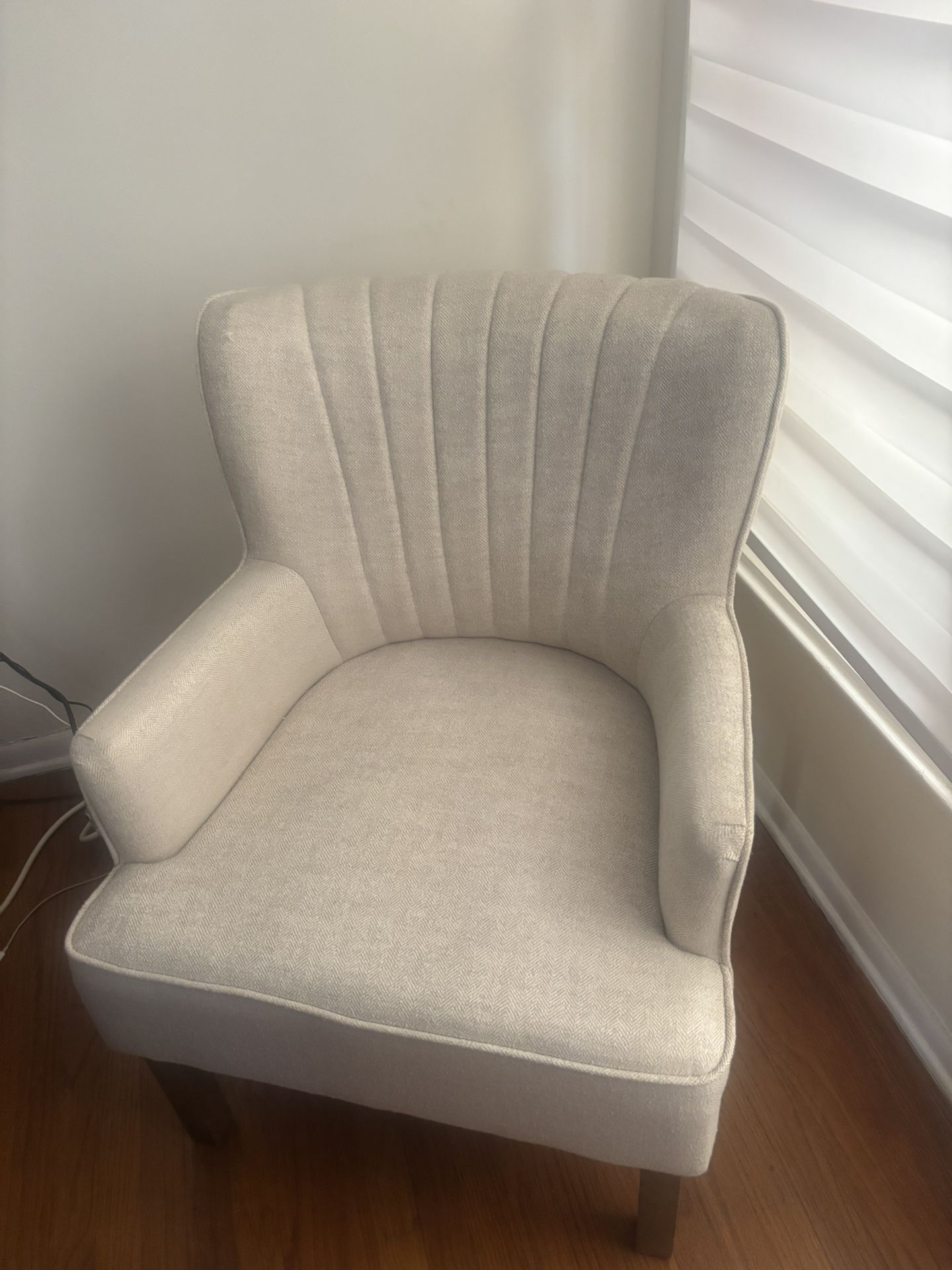 Small wingback chair