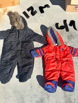 Snow Footsies Suits 6/9 Months And 12 Months