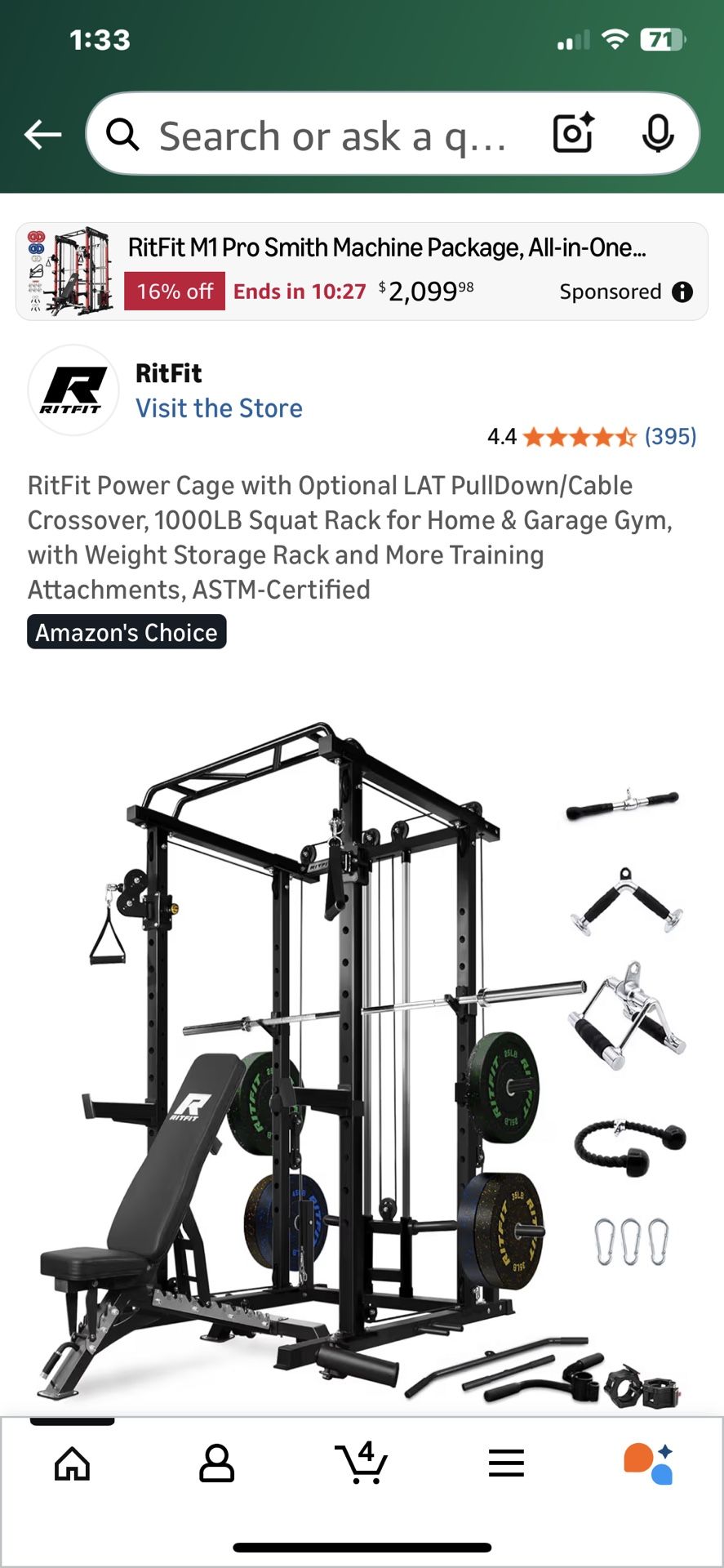 Ritfit Weight Rack