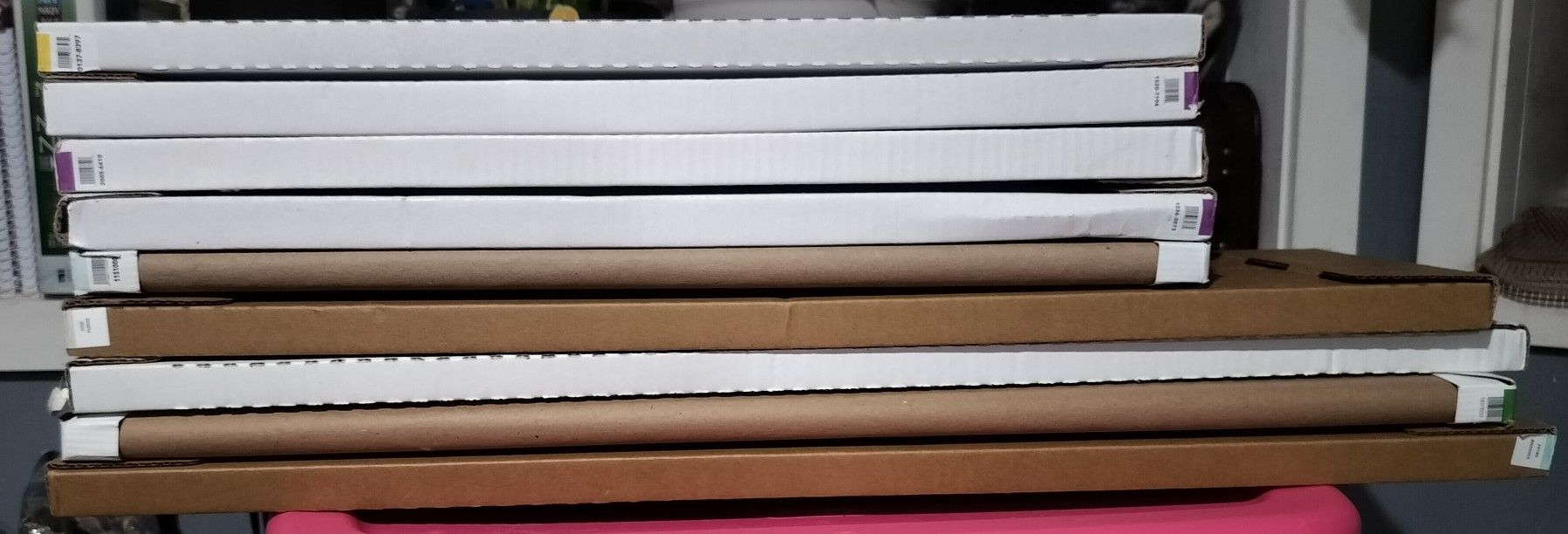 9 Assorted Sizes Empty Bolts