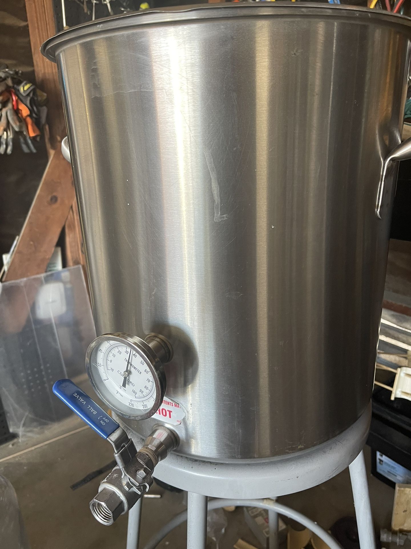 10.5 Gallon Beer Brewing Kettle