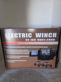 6,000 lbs Electric 12v Winch Brand New (Price Is Firm)