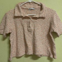 ZARA Women’s Cropped Top and Pants Set Size M