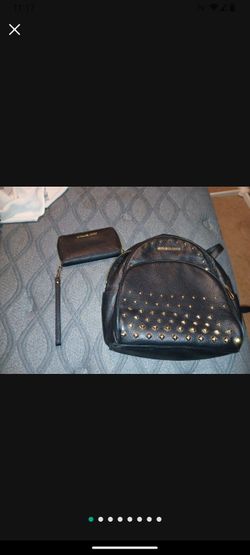 Michael Kors Backpack Purse And Wallet Set 