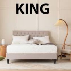 King Size Mattress And 2 Twin Box Springs