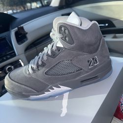 Jordan wolf grey 5 size 8