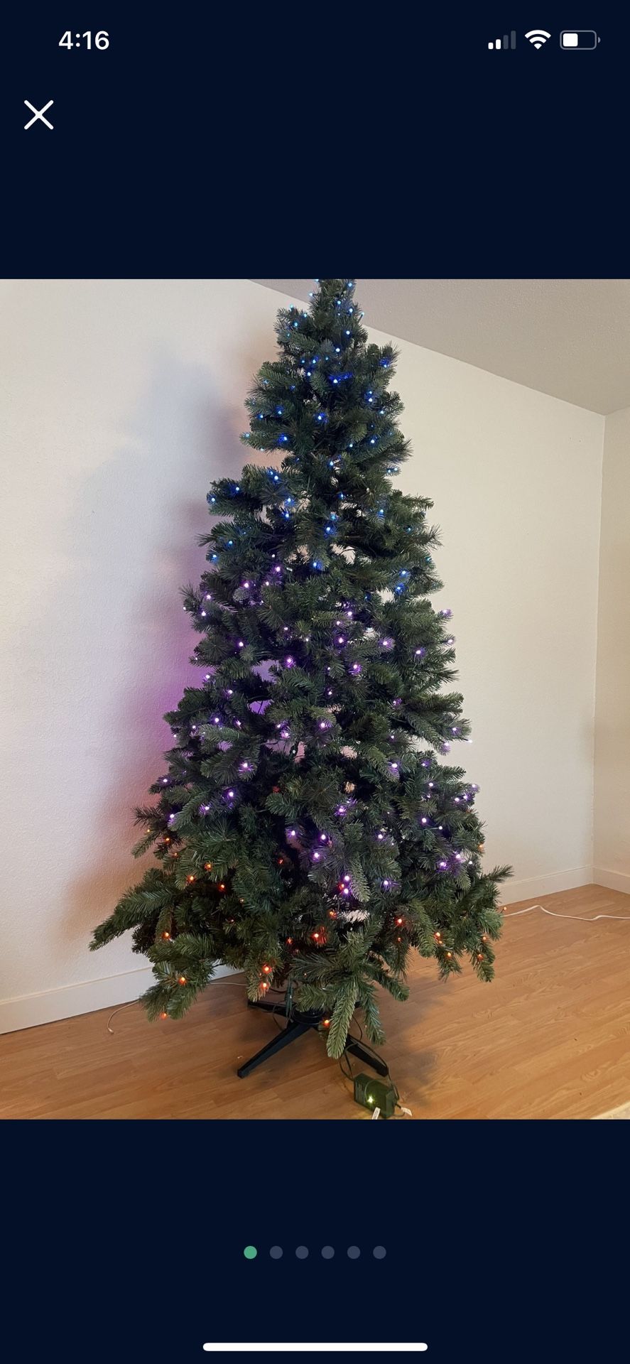 Twinkly Bluetooth Light Operated Christmas Tree