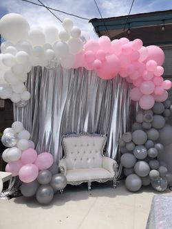 Full Garland Balloon Set Up!