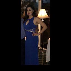 Blue Evening Gown