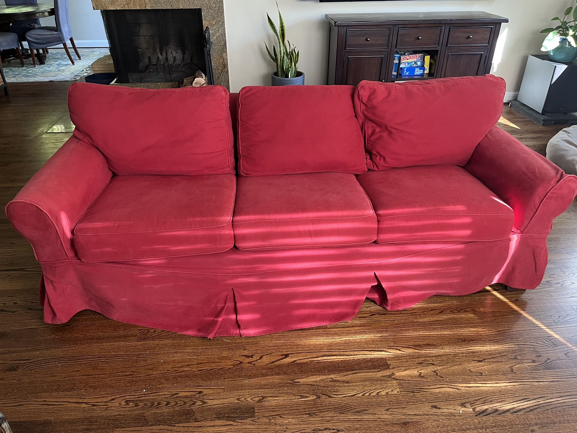 Pottery Barn Slipcover Sofa