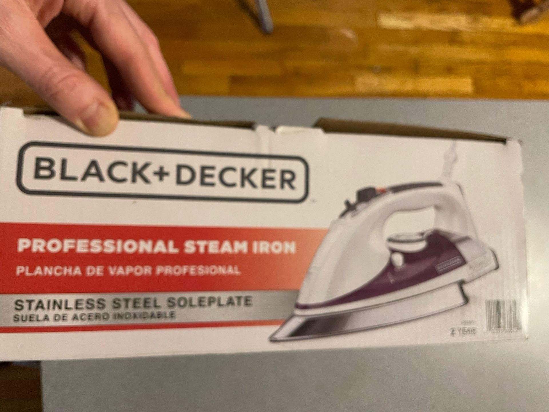 BLACK+DECKER One Step Steam Iron - Plancha de vapor de un solo paso for  Sale in Whittier, CA - OfferUp