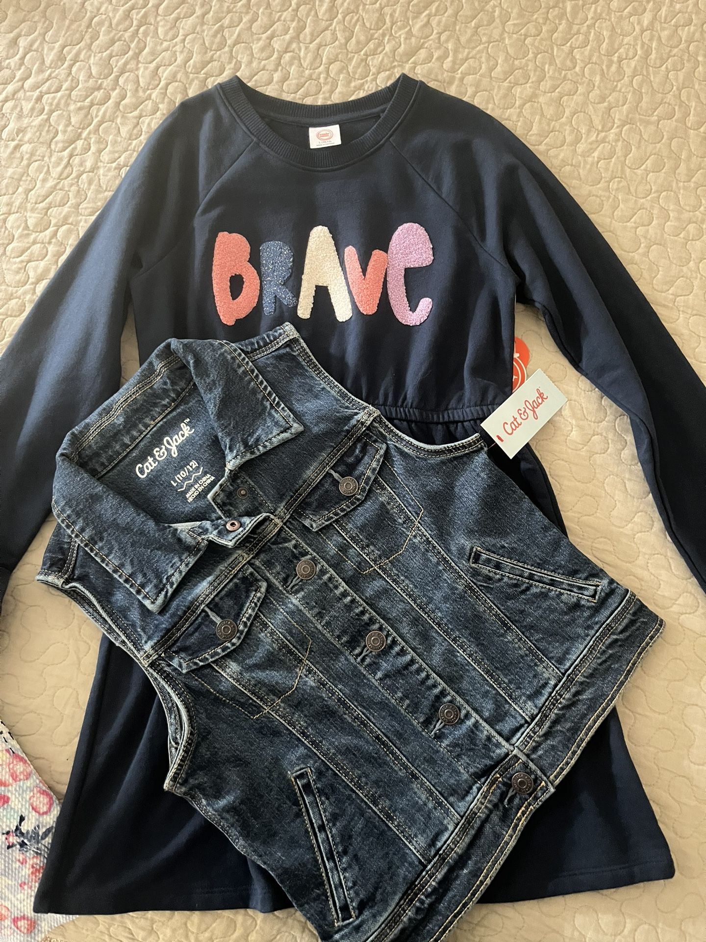 NEW Jean Jacket & New Sweater Dress
