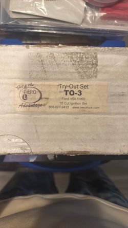 Try-out Set 10-3 Ford H54/h60 10 Cut Ignition Set