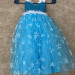 Custom Elsa Toddler Dress 3T