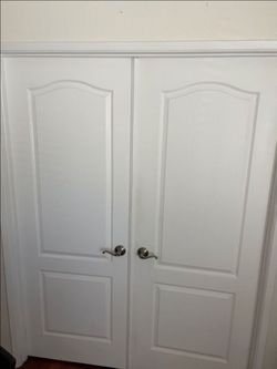 Retrofitted Double door 30 x 79 1/2