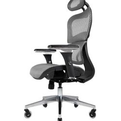 Nouhaus Ergo3D Ergonomic Office Chair Lumbar Support Mesh Office Chair with 4D Adjustable Armrest, Adjustable Headrest and Wheels, 