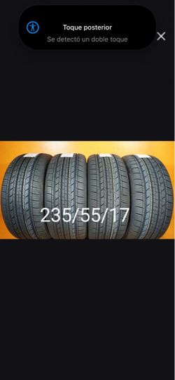 Set of 4 Tires 235/55/17