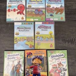 Kids Learning DVDs Math And Science $10 Each $10