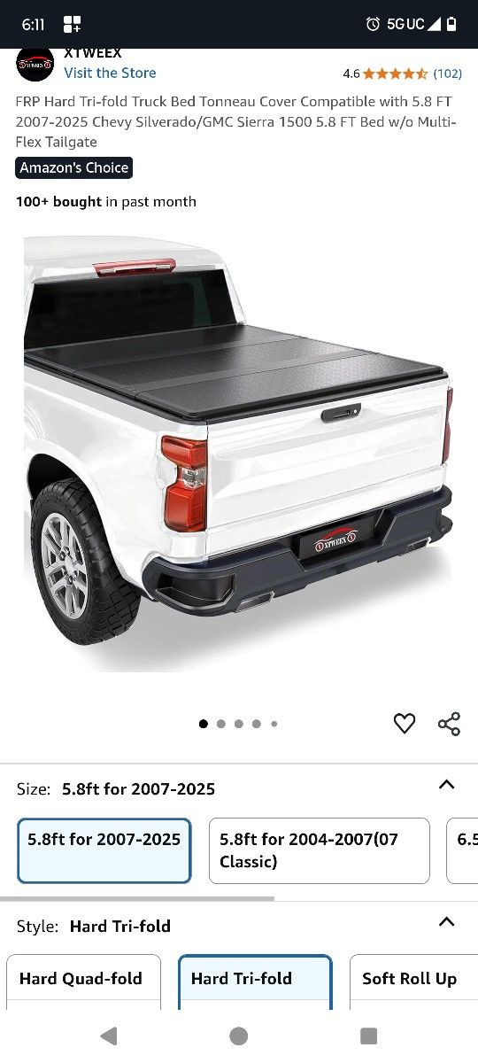 Tri Fold Hard Cover