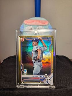 Hyun-Il Choi Bowman 1st Edition Gold Chrome Prospect Card /50