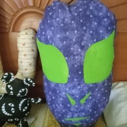 Alien Head Pillow