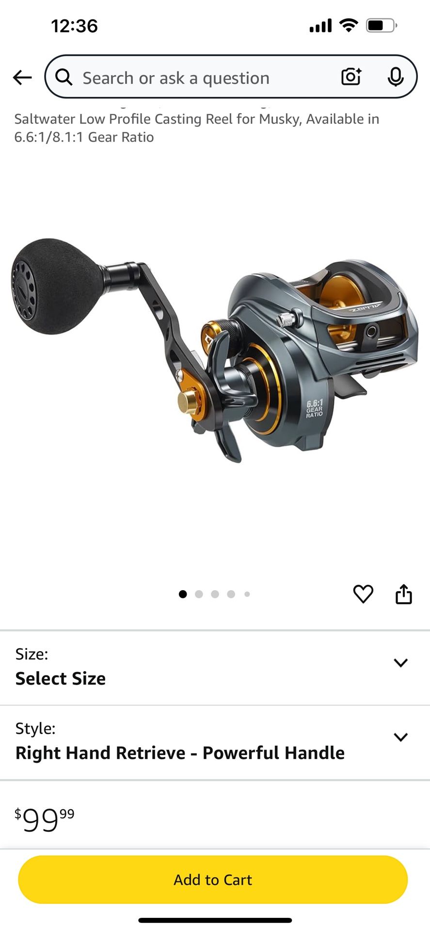 Piscifun Alijoz Baitcaster Fishing Reel, 300 Size Aluminum Frame Baitcasting Reel, 33Lbs Max Drag, Freshwater & Saltwater Low Profile Casting Reel for