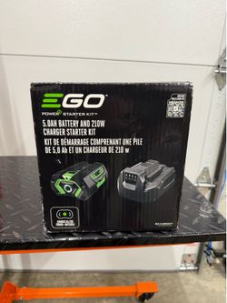 EGO POWER+ 56 -Volt, 5 Ah Lithium Ion (Li-ion) Battery/Charger $369plus tax at Lowe's