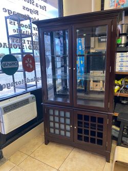 Brown China Cabinet