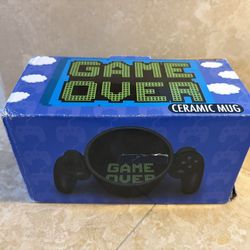 New In Box Game Over Mug Gift For Gamers